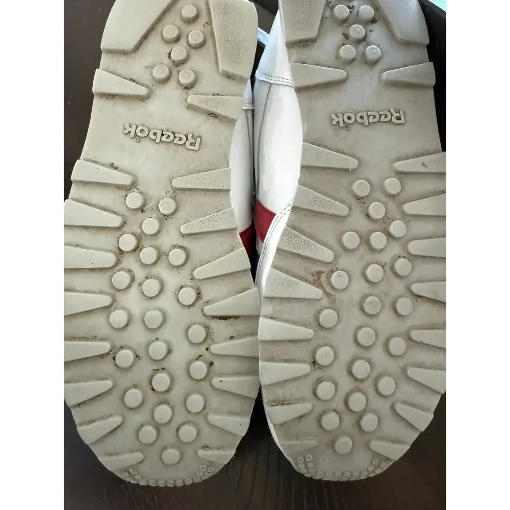 Reebok Rewind Run White Red Blue Sneakers Men’s 10.5